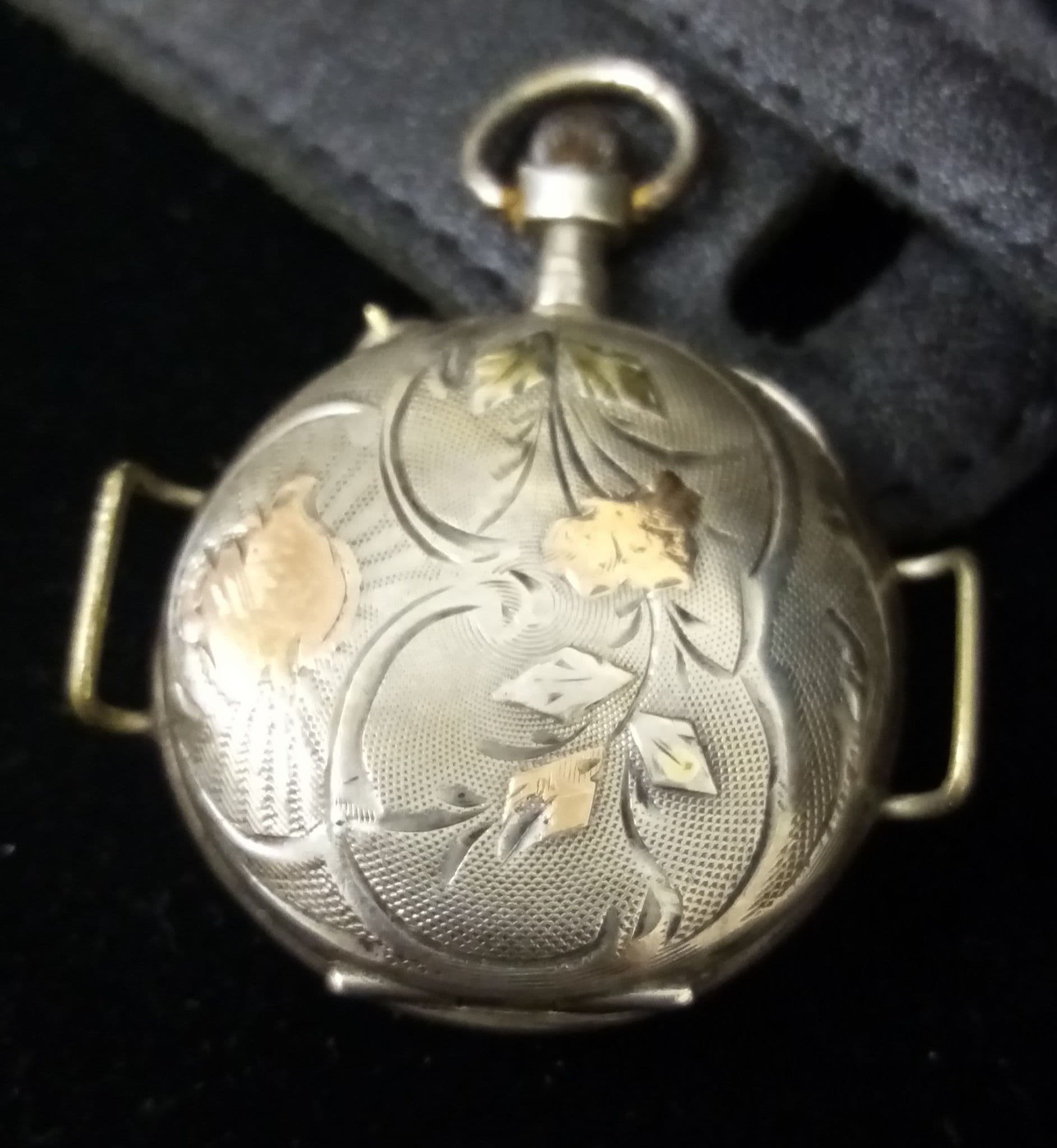 Silver French pocket watch conversion project