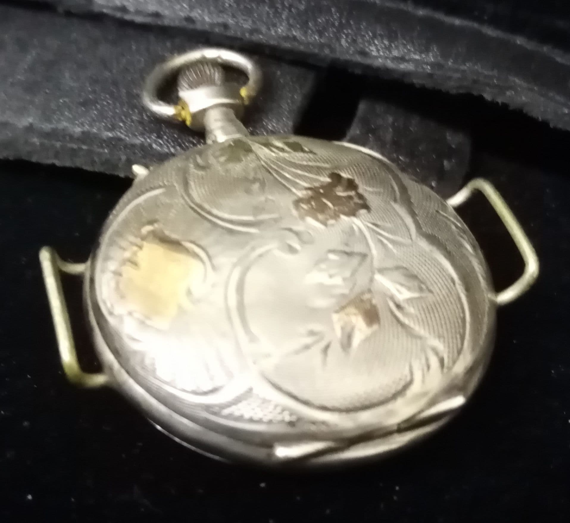 Silver French pocket watch conversion project