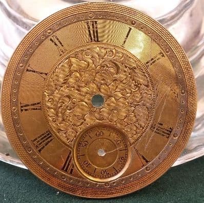 Silver or Alloy Vintage Gold finished Gents Dial has HF DC and signed 13/03/98 also has a signature