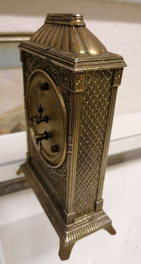 Splendex 1960s manual winding carriage clock