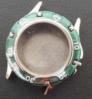 Sports style Green Bezel watch case