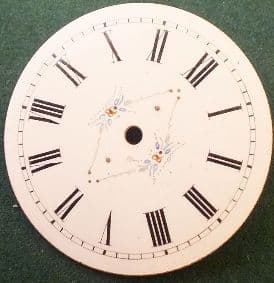 Stunning floal Porcelain Hand painted 35.5 mm