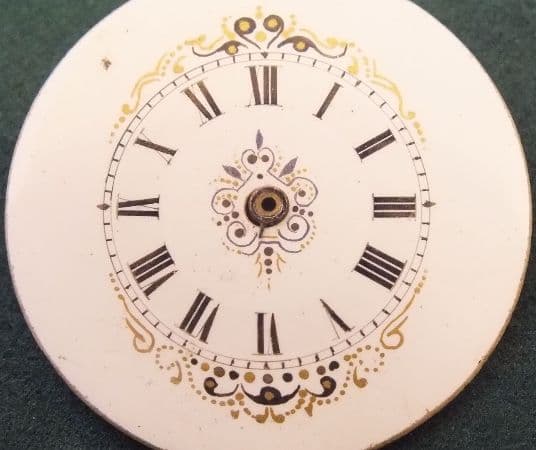 Stunning hand painted Porcelain Dial in perfect condition no marks