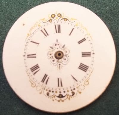 Stunning hand painted Porcelain Dial in perfect condition no marks