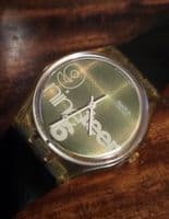 SWATCH AG 1995 Nineteen unisex clear case