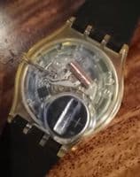 SWATCH AG 1995 Nineteen unisex clear case