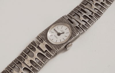 Swiss Empress Solid Silver cased and part strap running for project