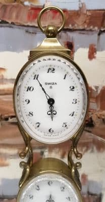 Swiza 8 day decrotive alarm clock