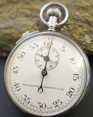 The Goldsmiths & Silversmiths Co ltd Stop watch for parts movement stripped