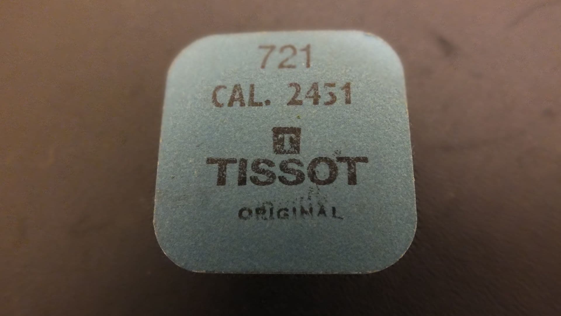 Balancier Neuf Pour Calibre Tissot 2180 (AS 1977-2) - Pièce NOS (New Old Stock), Part 721