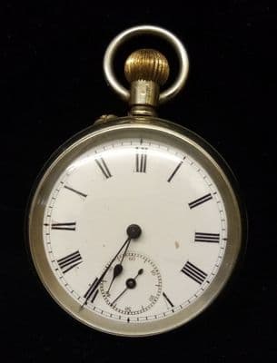 Umpire steel cased pocket watch
