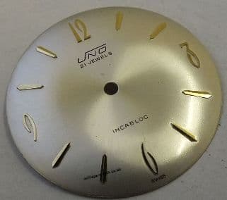 UNO New Old Stock 21 Jewel Watch Dial