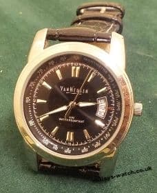 VAN HEUSEN TMG3134A Gents date watch Black Dial