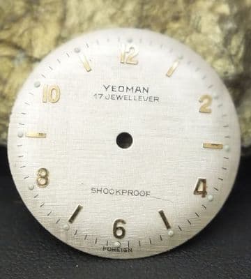 YEOMAN Vintage Dial 28.6 mm Width