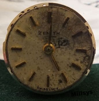 ZENITH Cal: 1520 Small dial with gold hands untested