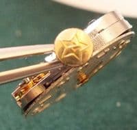 ZENITH Ladies Cal 5213225 running with Dial, Gold hands and Signed gold crown