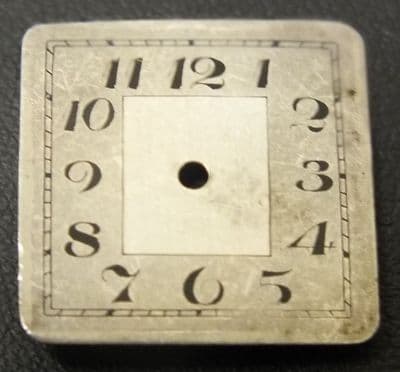 ZJ Vintage 1900-1910 Argent Silver Dial Model:14 4722 &115770