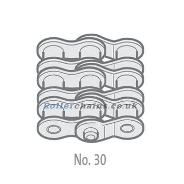 60-3-NO30 Double Crank Link, 3/4" Pitch ANSI, Triplex