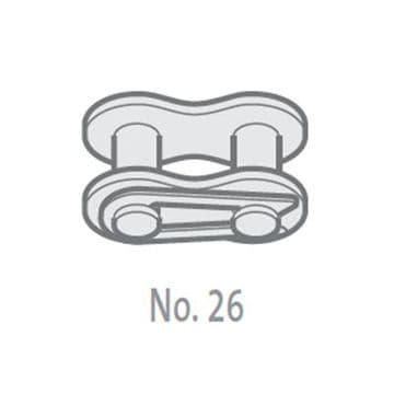 GY10B-1-NO26 Chain Connecting Link, 5/8" Pitch BS, Simplex