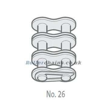 SD60-3-NO26 Chain Connecting Link, 3/4" Pitch ANSI, Triplex