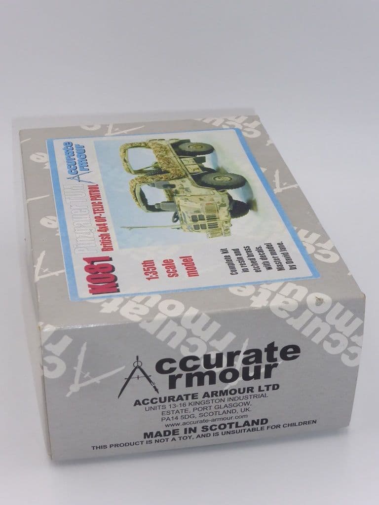 Accurate Armour Resin Kit K081 - Pinzgauer TUM British 4x4 OP-TELIC ...
