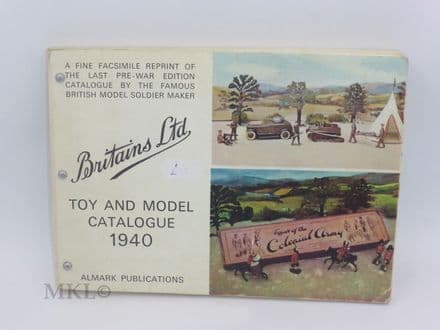 Book - Britains Ltd Toy and Model Catalogue 1940 (Re-print 1972)