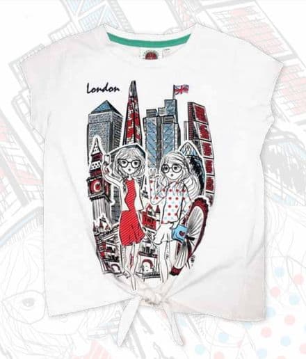 BR7048 GB London Girls Knot T-Shirt