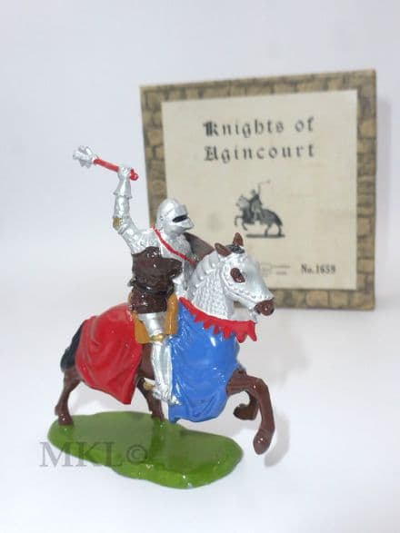 Britains 1659 - Knight with Mace, Knights of Agincourt 1st Series 1954