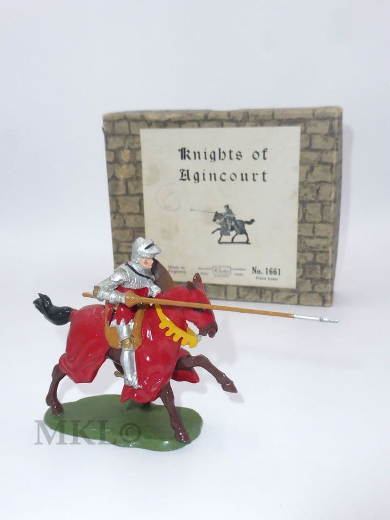 Britains 1661 - Knight with Lance, Knights of Agincourt 1st Series 1954