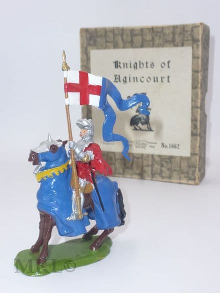 Britains 1662 - Knight with Standard, Knights of Agincourt 1st Series 1954