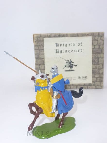 Britains 1663 - Knight with Lance, Knights of Agincourt 1st Series 1954