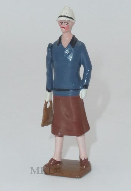Britains Railway Passenger Young Lady with Handbag "Flapper" (Fig A)