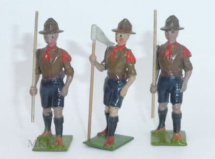 Britains Scouts in Dark Orange (Our Set F)