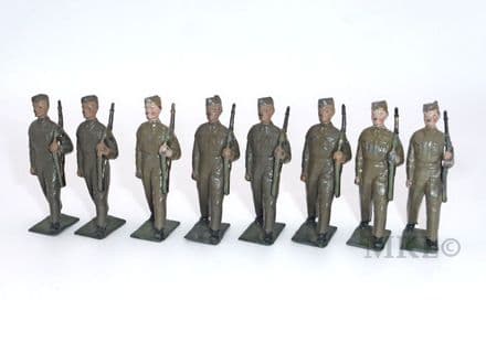 Britains Set 1918 The Home Guard Marching with Slung Rifles
