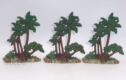 Elastolin - 3 Palm Tree Group (Vintage Composite Model)