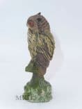 Elastolin - Owl on Perch (Vintage Composite Model)