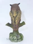 Elastolin - Owl on Perch (Vintage Composite Model)