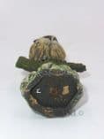 Elastolin - Owl on Perch (Vintage Composite Model)