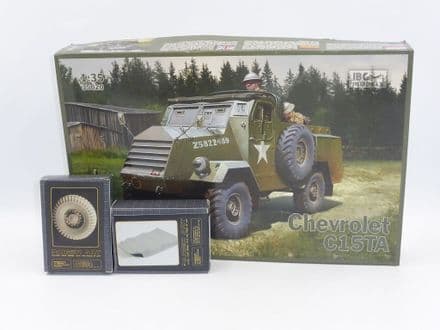 IBG Models 35020 Chevrolet C15TA + Extra Wheels & Canvas Top by Panzer Art