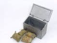 JoHillCo John Hill & Co Corn Bin with 4 Closed Flour Sacks