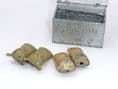 JoHillCo John Hill & Co Corn Bin with 4 Closed Flour Sacks