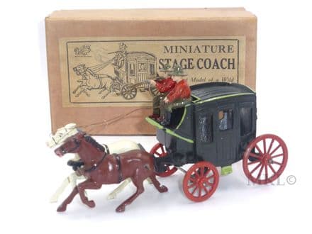 JoHillCo Miniature Stage Coach of the Wild West