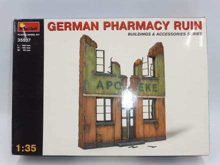 MiniArt 1/35th Plastic Kit No 35537 - German Pharmacy Ruin