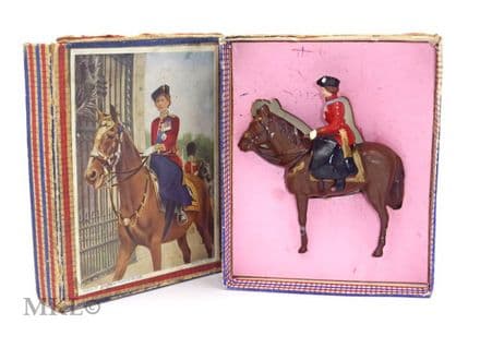 Queen Mounted on Chestnut Horse Made By Nobel (London)
