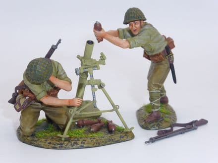 THOMAS GUNN RS059 - WWII Rising Sun - Japanese 80mm Mortar with Crew (Marked Box)
