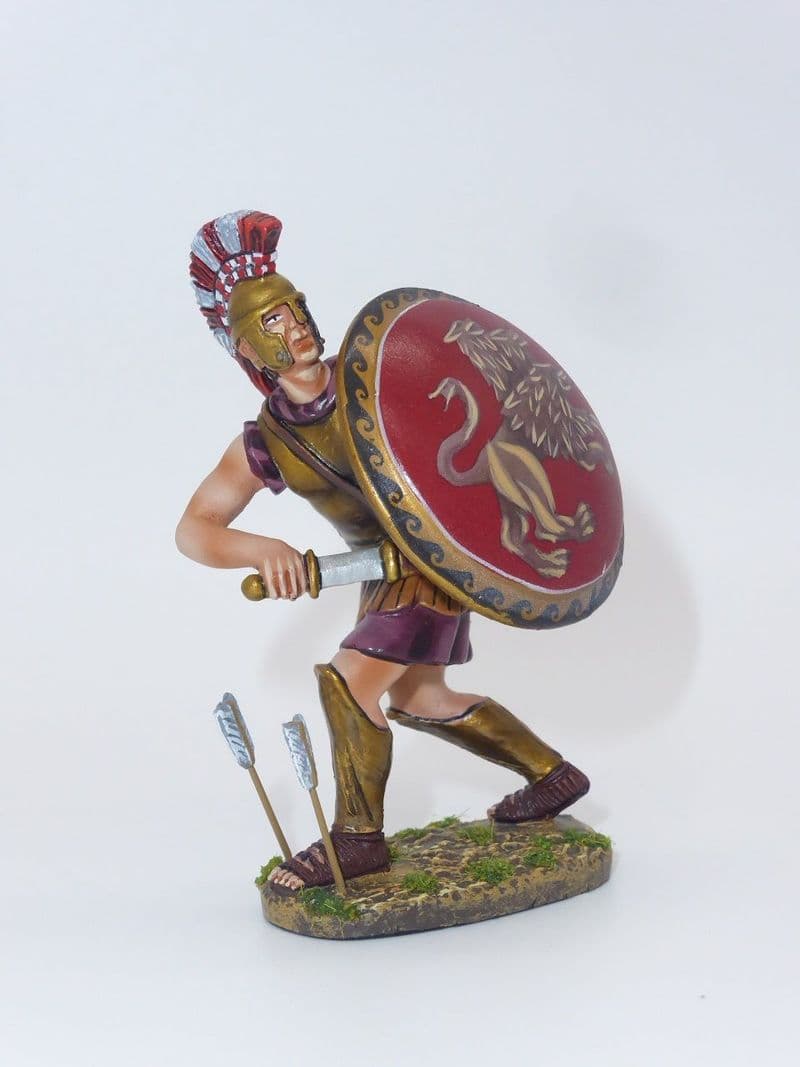 THOMAS GUNN SPA006I – Spartan Warrior with Griffon Shield Design