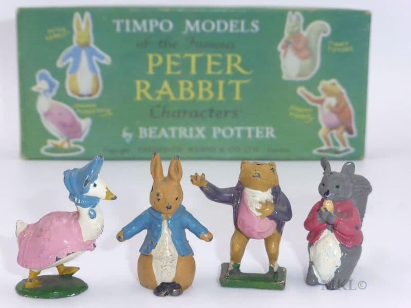 Timpo Models of the Famous Peter Rabbit Characters from 1954