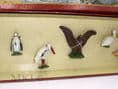 Timpo Set 405 Zoo Series, Ostrich, Penguins, Stork, Eagle, Pelicans