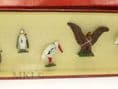 Timpo Set 405 Zoo Series, Ostrich, Penguins, Stork, Eagle, Pelicans
