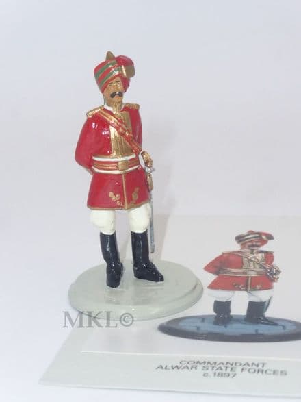 Tradition SQN54/155 - Commandant Alwar State Forces c.1897
